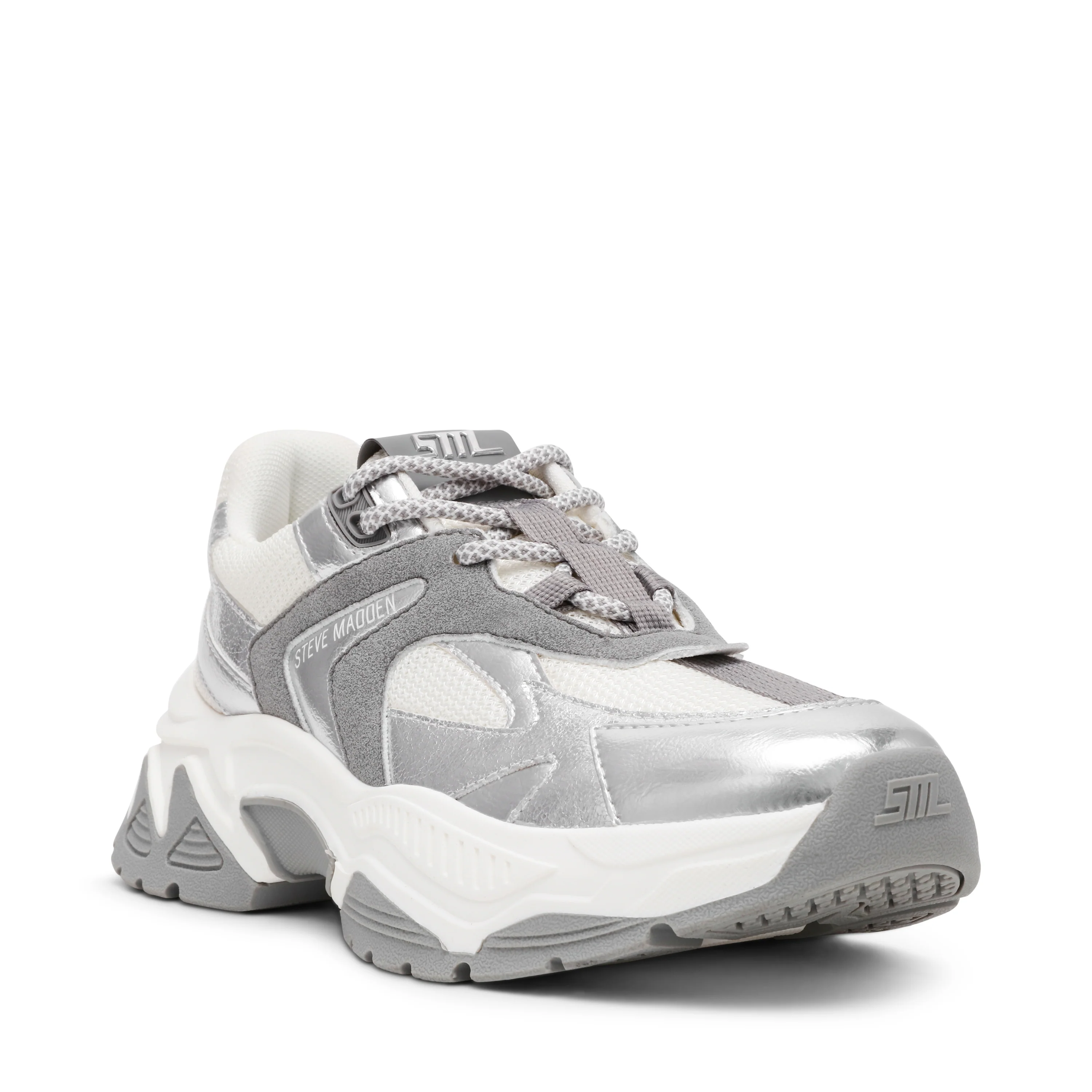 Ample Sneaker SILVER/WHT - Image 2