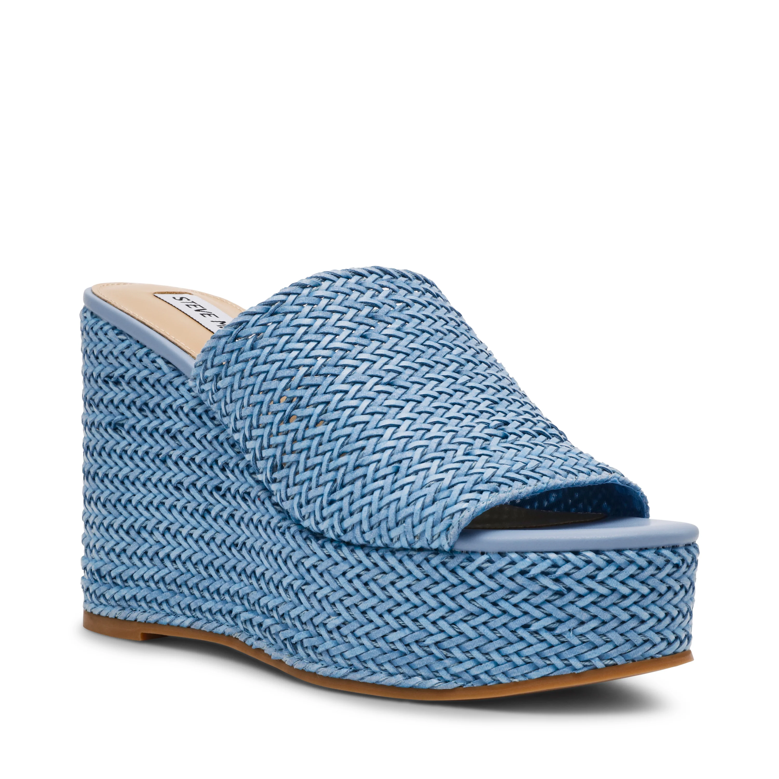 Cassi Sandal BLUE RAFFIA - Image 2
