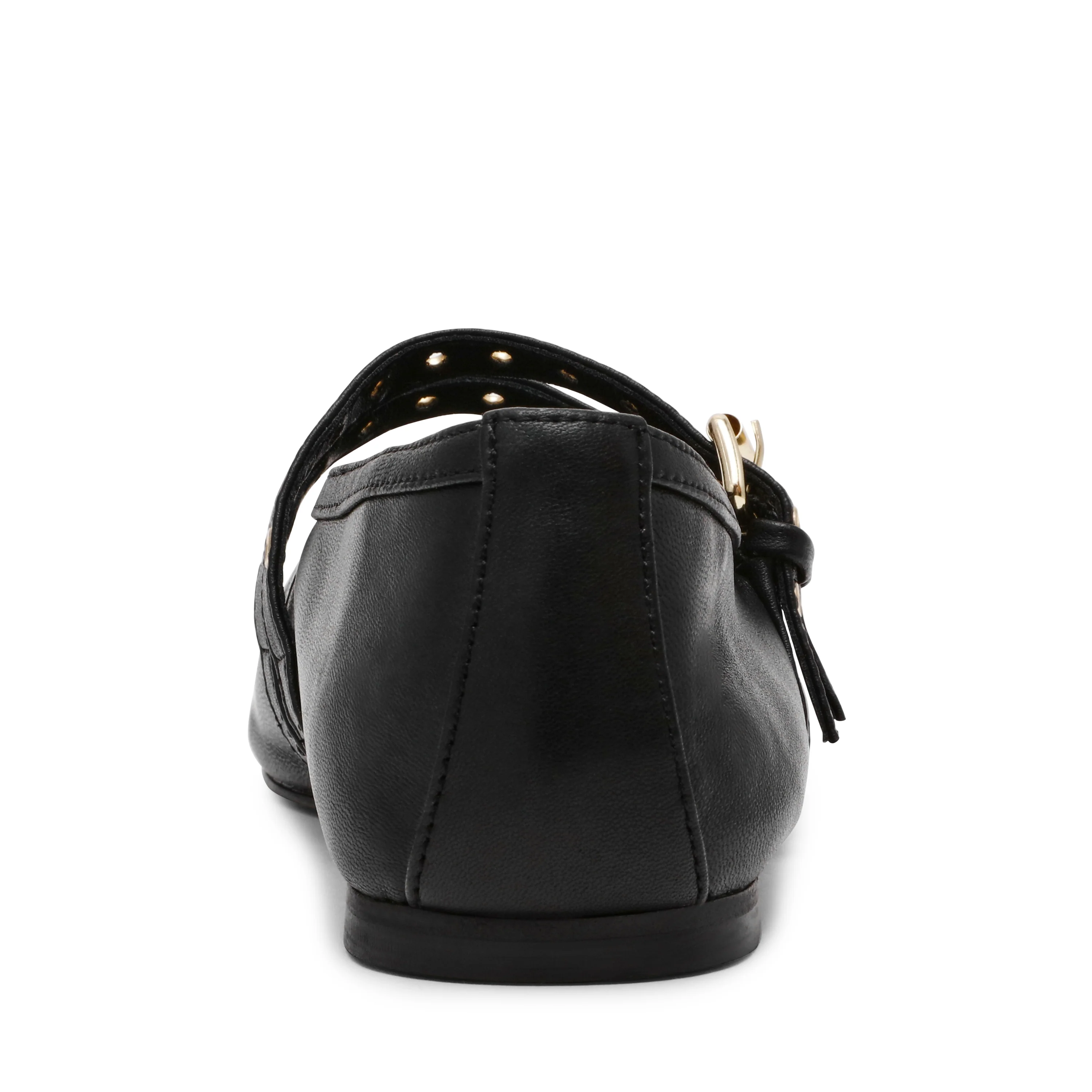 Lydia Flat Shoe BLACK LEATHER - Image 4